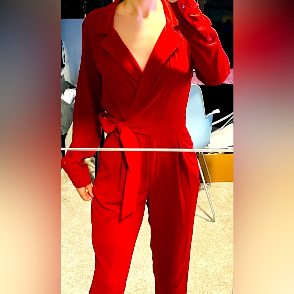 Red Just Fab jumpsuit